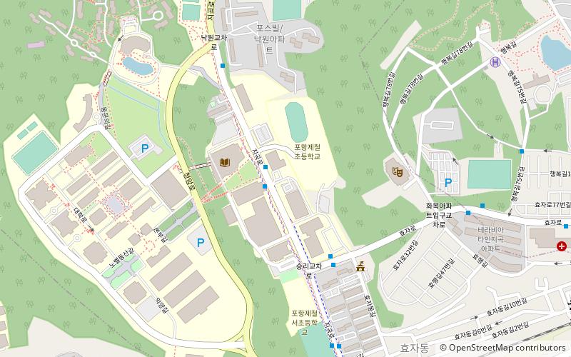 Graduate Institute of Ferrous Technology location map