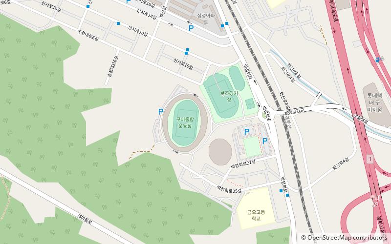 gumi civic stadium location map