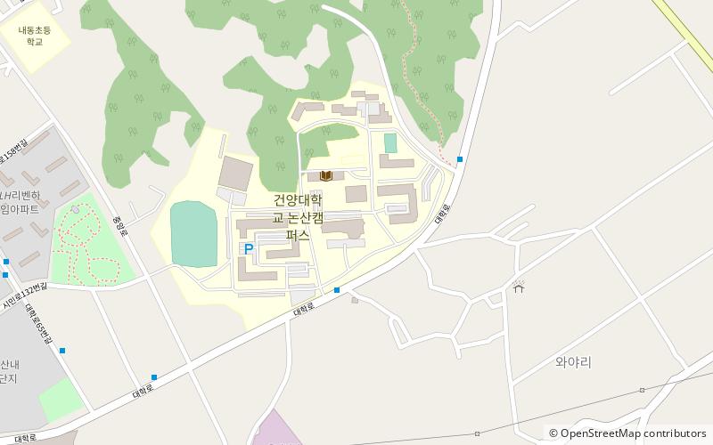 Universidad de Konyang location map