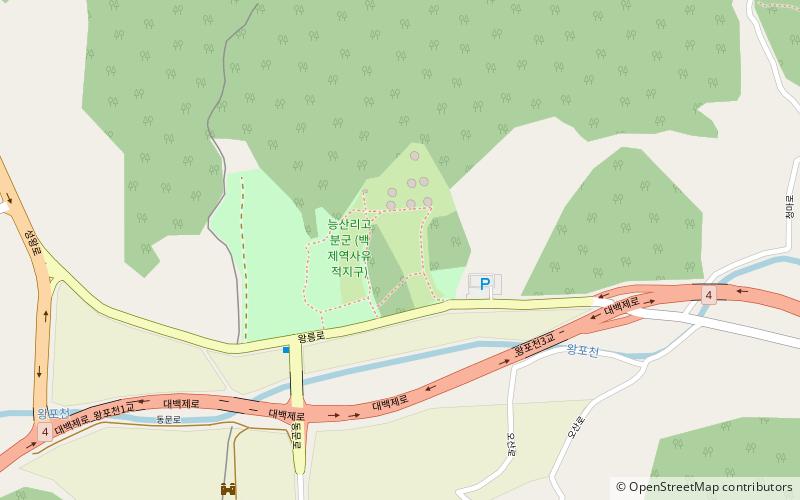 baekje royal tombs park buyeo location map