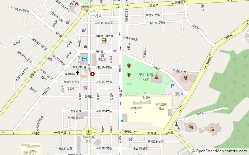 jeonglimsaji ocheungseogtab buyeo location map