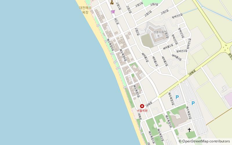 Daecheon Beach location map