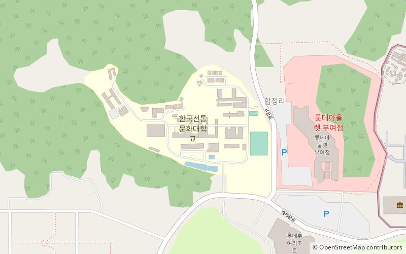 Korea National University of Cultural Heritage location map