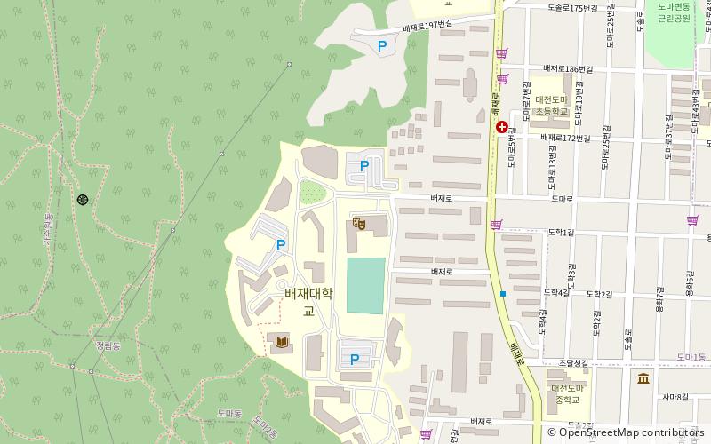 pai chai university daejeon location map