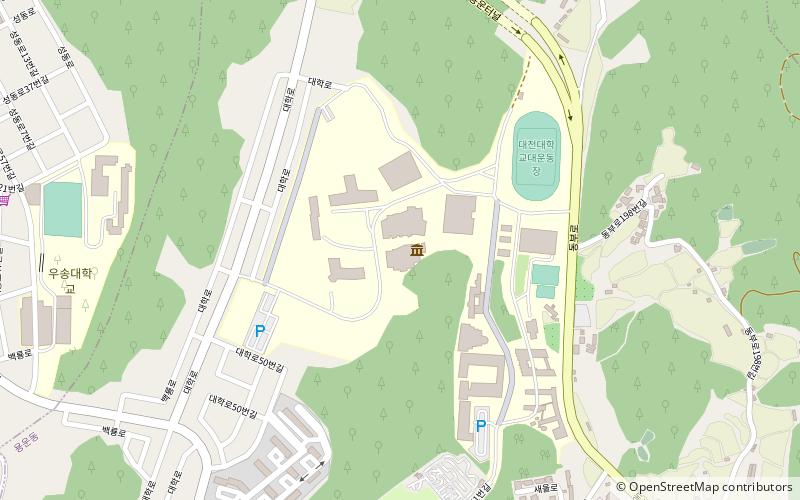 Daejeon University location map