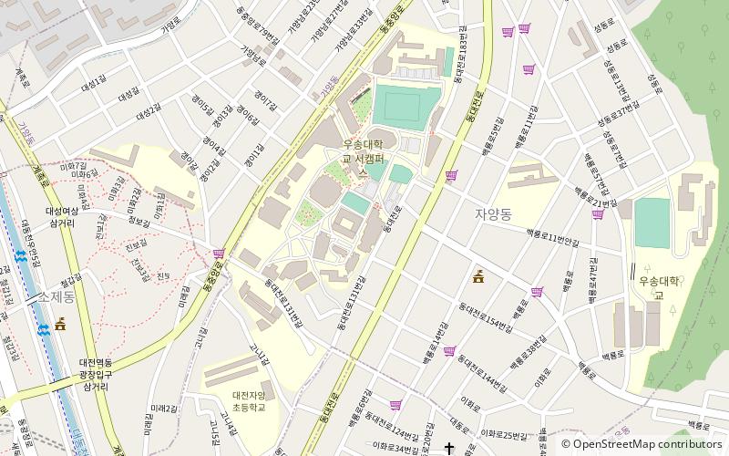 Woosong University location map