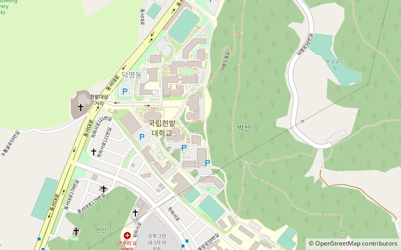 Université nationale de Hanbat location map