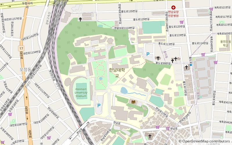 Hannam University location map