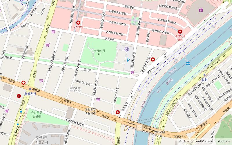 yuseong foot spa daejeon location map