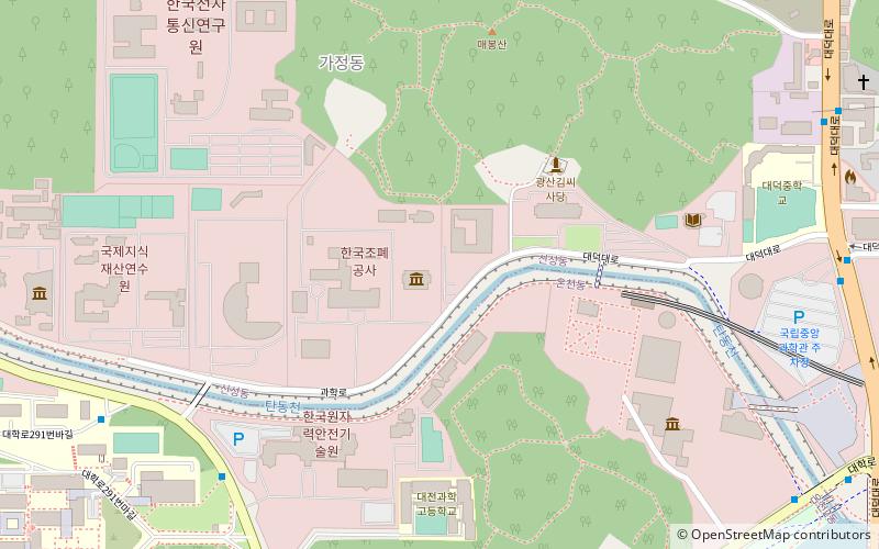 daejeon currency museum location map