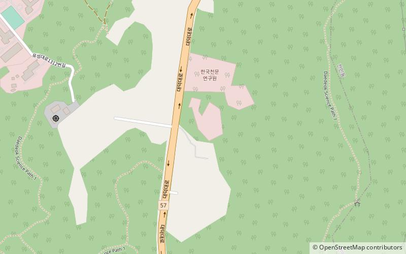 taeduk radio astronomy observatory daejeon location map