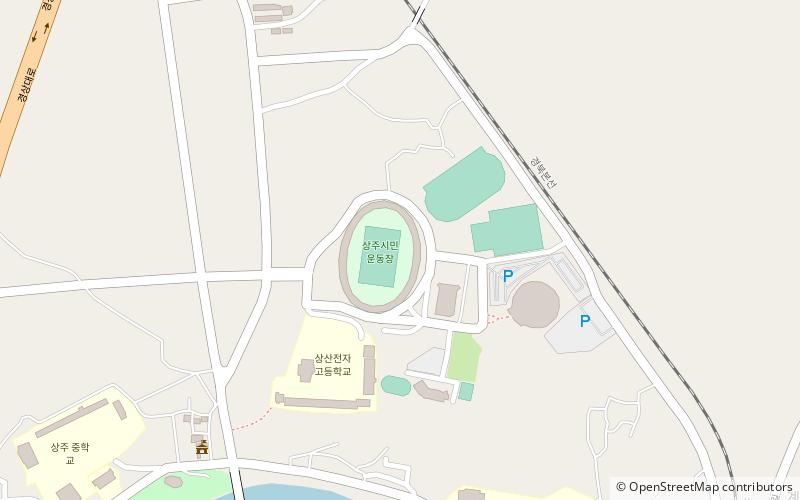 Sangju Civic Stadium location map