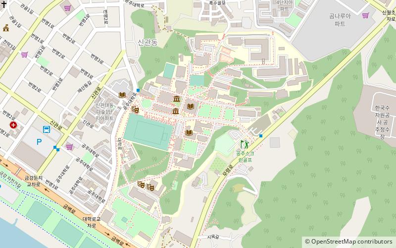 Université nationale de Kongju location map