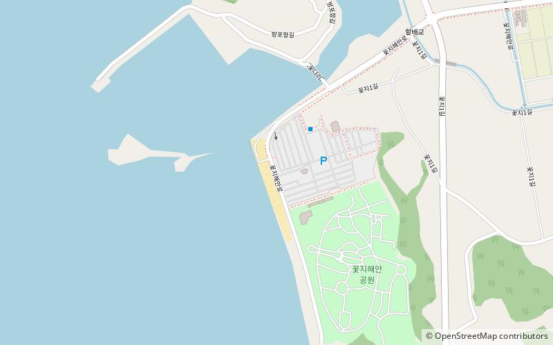 ggotji beach anmyeondo location map