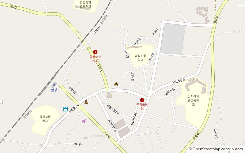 hamchang mungyeong location map