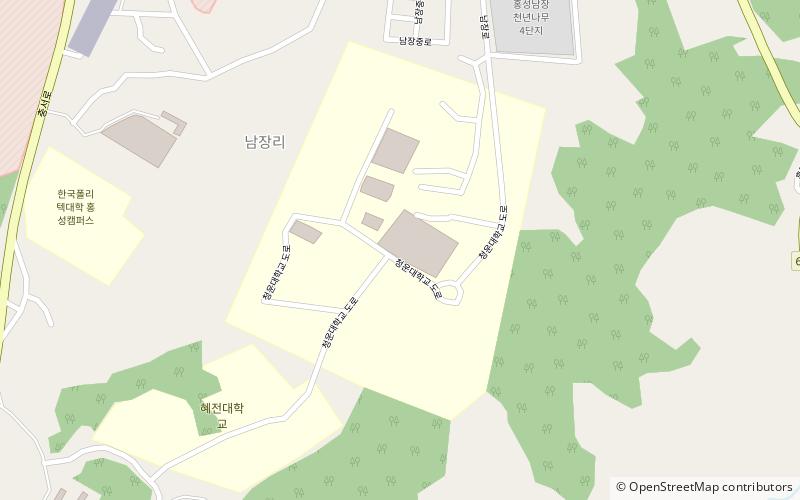 chungwoon university hongseong location map