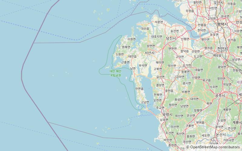 Taeanhaean-Nationalpark location map