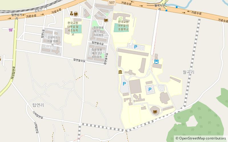 chung cheong university cheongju location map