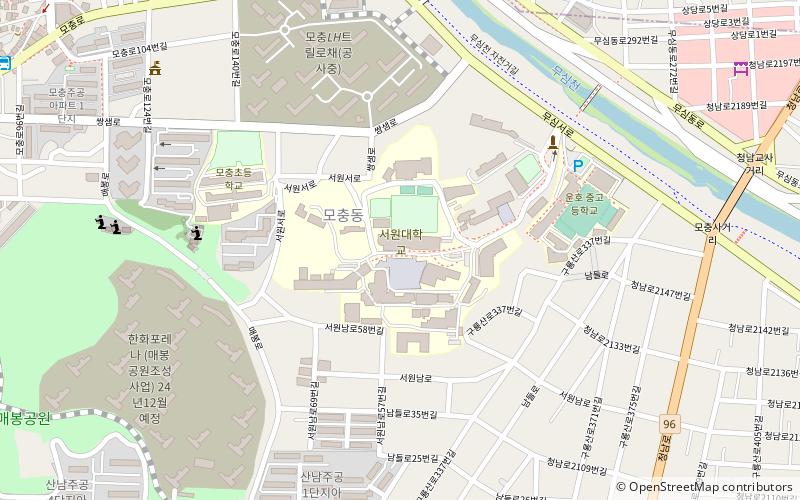 Seowon University location map