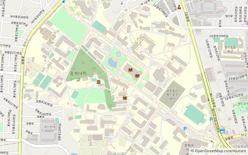 Université nationale Chungbuk location map