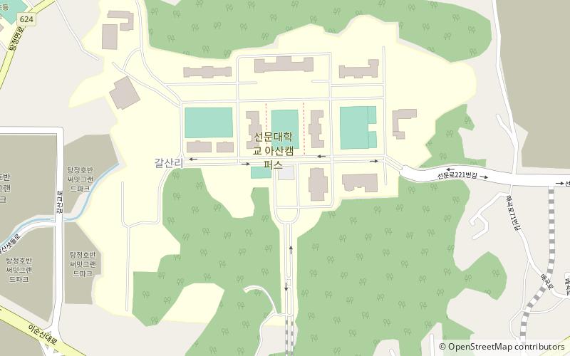 Sun Moon University location map