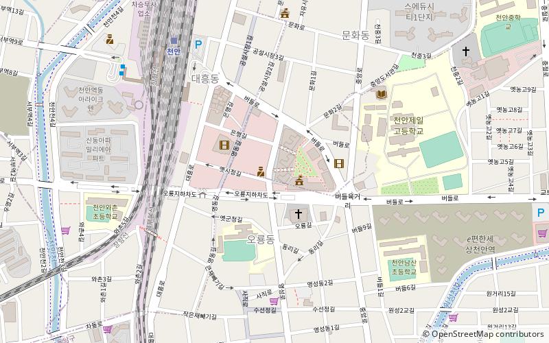 Dongnam-gu location map