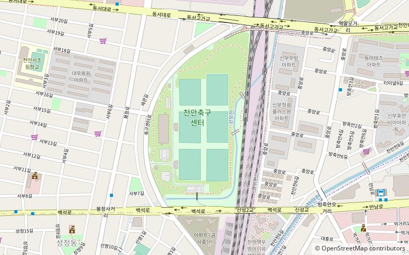 Cheonan Football Center location map
