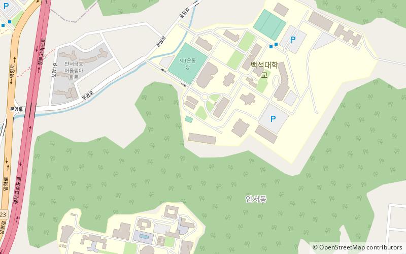 baekseok culture university cheonan location map