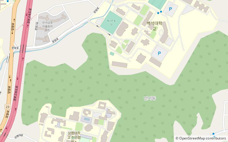sangmyung university cheonan location map