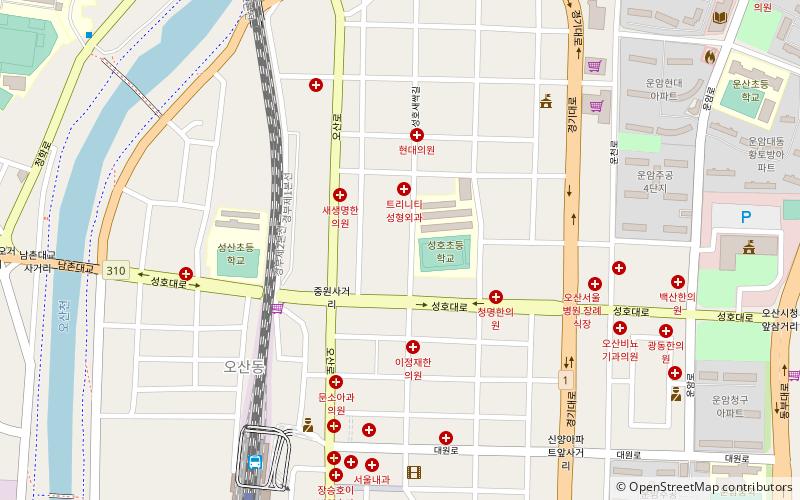 Osan location map