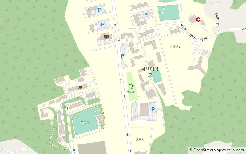 Semyung University International Affairs location map