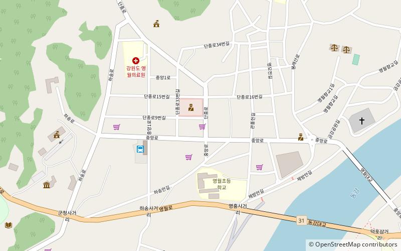District de Yeongwol location map