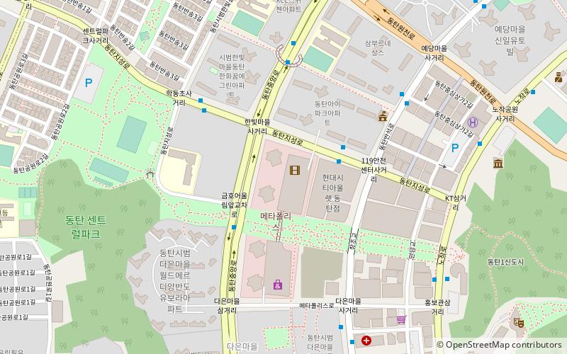 hwaseong dongtan metapolis location map