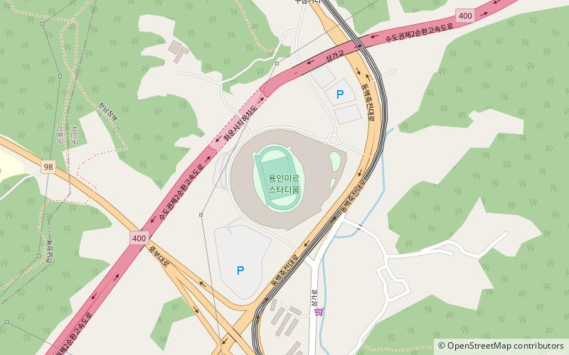 Yongin Mireu Stadium location map