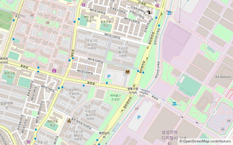 Yeongtong-gu location map