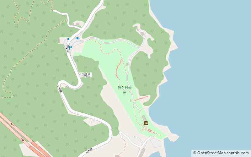 Haesindang Park location map