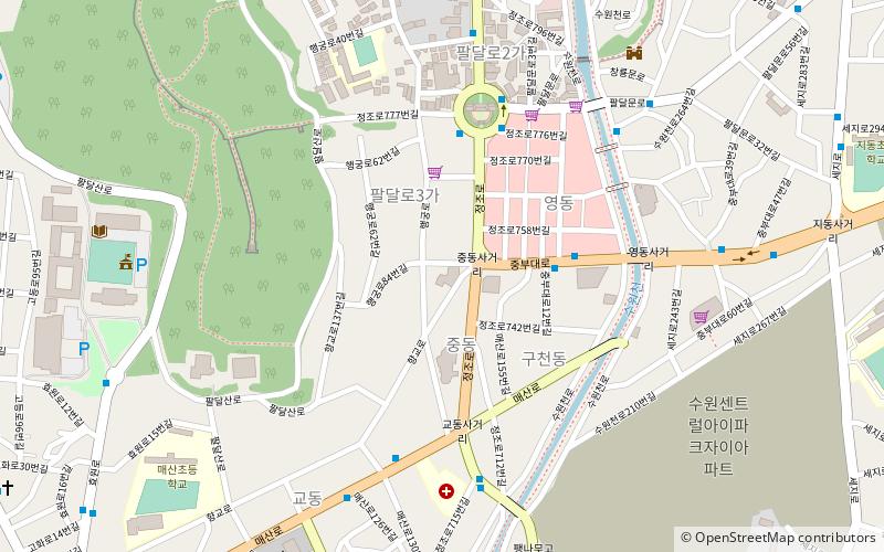 Paldal-gu location map