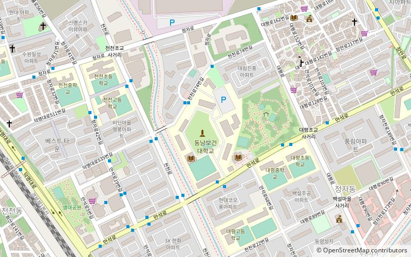 Dongnam Health University location map