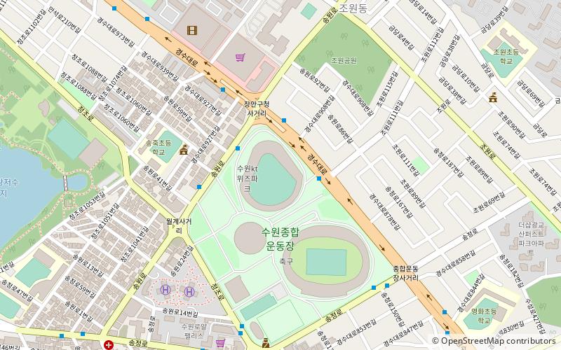 Suwon Baseball Stadium location map