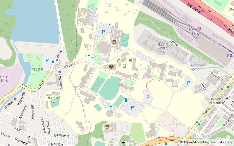 kyonggi university suwon location map