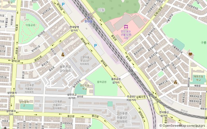 I-dong location map