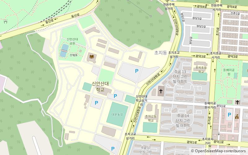 Shin Ansan University location map