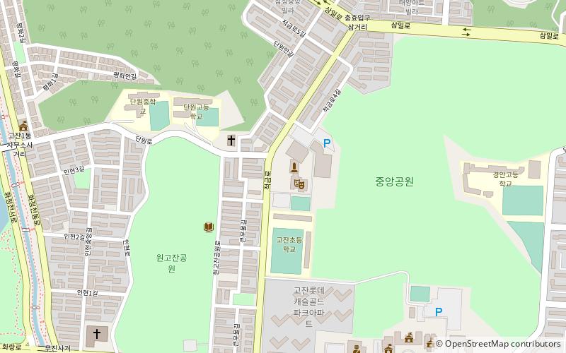 ansan olympic memorial hall location map