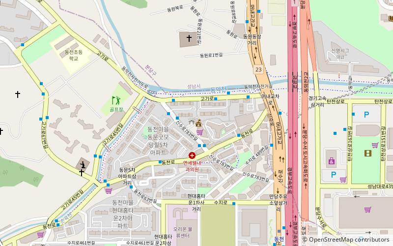 Dongcheon-dong location map