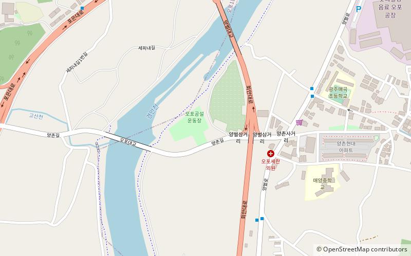 opo public stadium gwangju location map