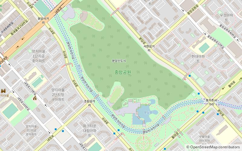 Bundang Central Park location map