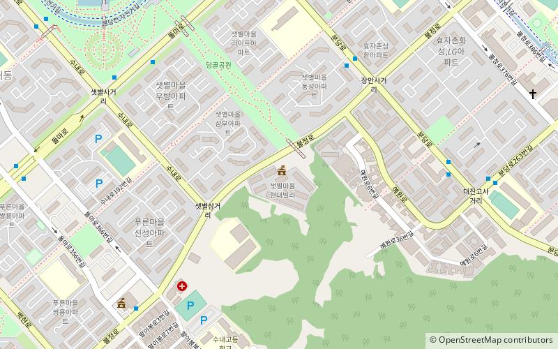 Bundang-dong location map