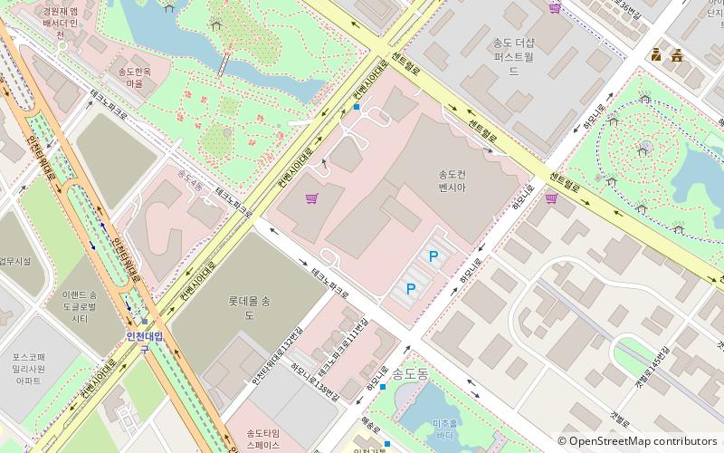 Songdo Convensia location map