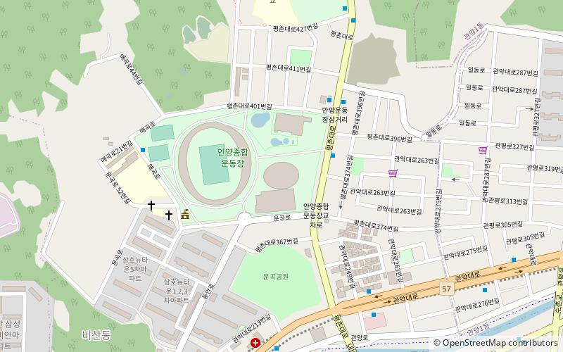 anyang gymnasium location map