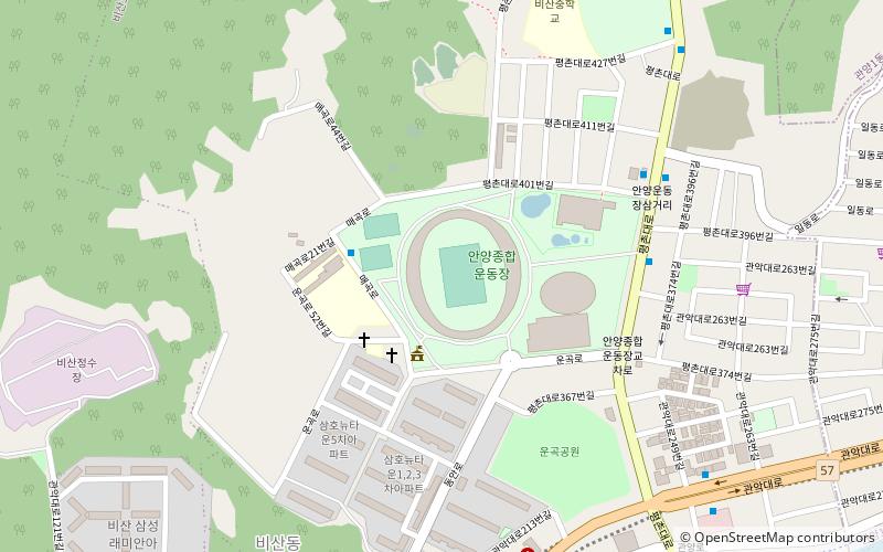 Anyang Sports Complex location map
